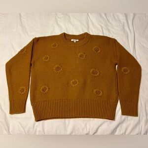 Madewell Flower Embroidered Sweater Sz. M